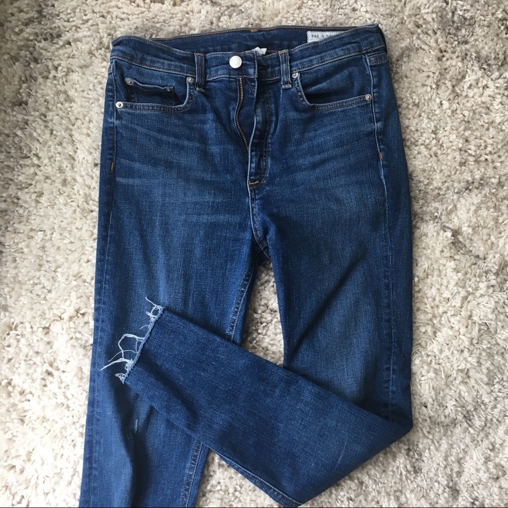 rag & bone High Rise Skinny Ankle Jeans size 30